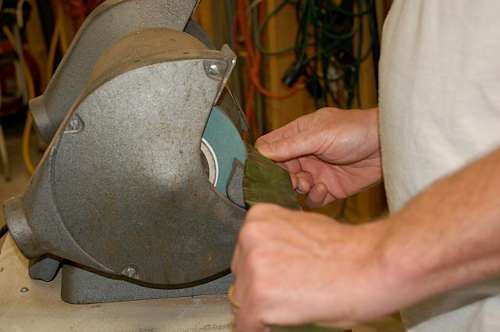 Mower maintenance includes blade sharpening